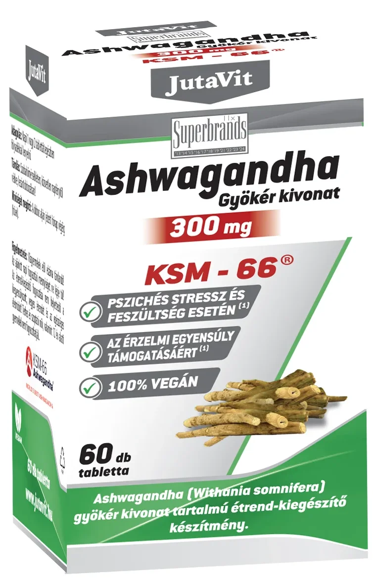 JutaVit Ashwagandha gyökér kivonat 300 mg - 60 db