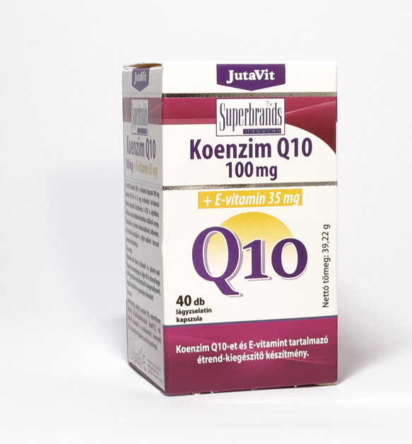 JutaVit Koenzim Q10 100 mg + E Vitamin - 40 db