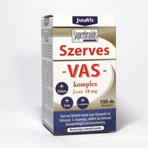 JutaVit Szerves Vas komplex forte - 100 db