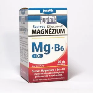 JutaVit Szerves Magnézium + B6 + D3 - 70 db