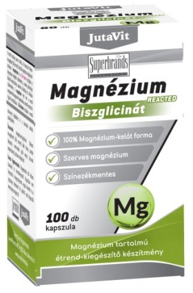 JutaVit Magnézium Biszglicinát Reacted - 100 db