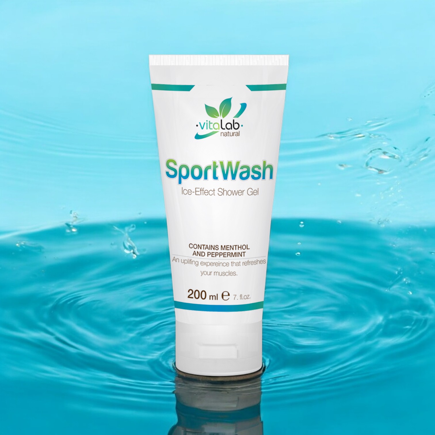 Vitalab-Natural SportWash Tusfürdő - 200 ml - Image 2