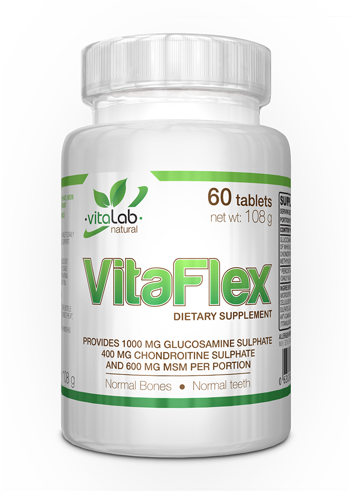 Vitalab-Natural Vitaflex – glükozamin, kondroitin, MSM komplex - 60 db