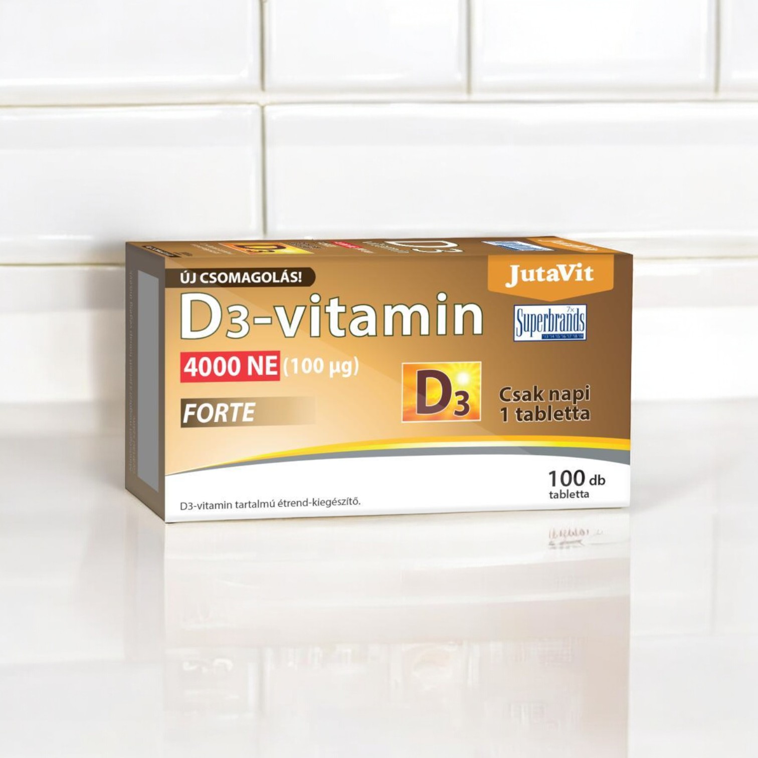 JutaVit D3-vitamin FORTE 4000 NE (100 µg) - 100 db