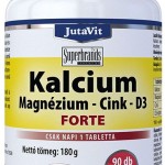 JutaVit Kalcium + Magnézium + Cink + D3 Forte - 90 db