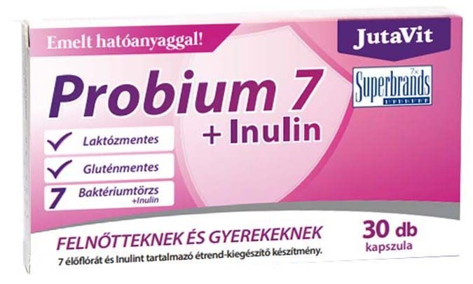 JutaVit Probium 7 + Inulin - 30 db