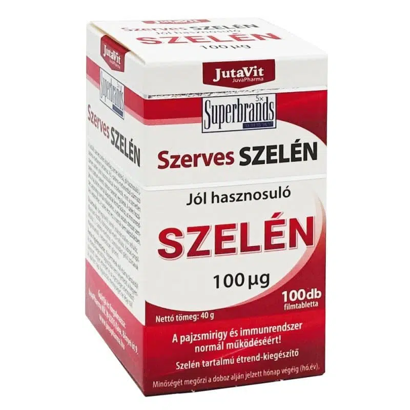 JutaVit Szerves Szelén 100 µg - 100 db