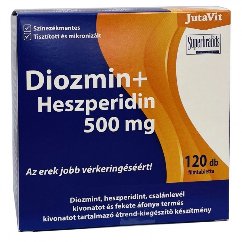 JutaVit Diozmin+ Heszperidin 500 mg 120 db