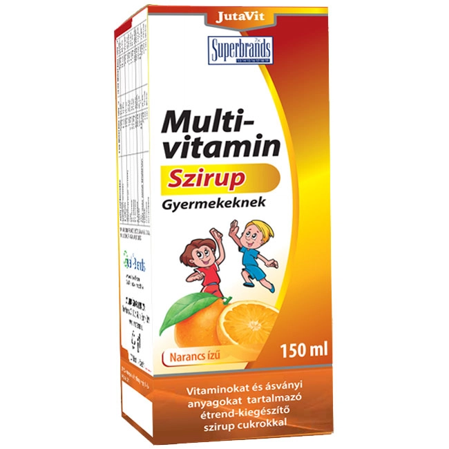 JutaVit Multivitamin szirup narancsos 150 ml