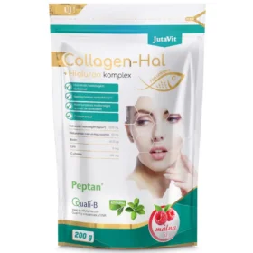 JutaVit Collagen Hal+Hialuron komplex Málna 200 g