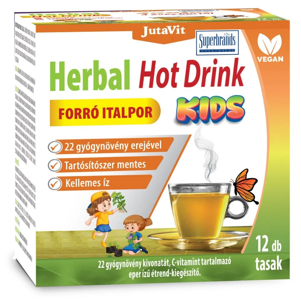 JutaVit Herbal Hot Drink 4 éves kortól 12 db
