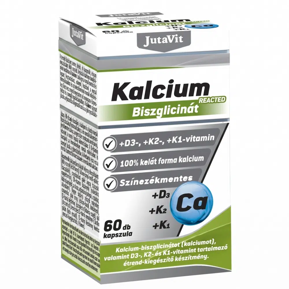 JutaVit Kalcium-biszglicinát + D3 + K2 + K1 60 db