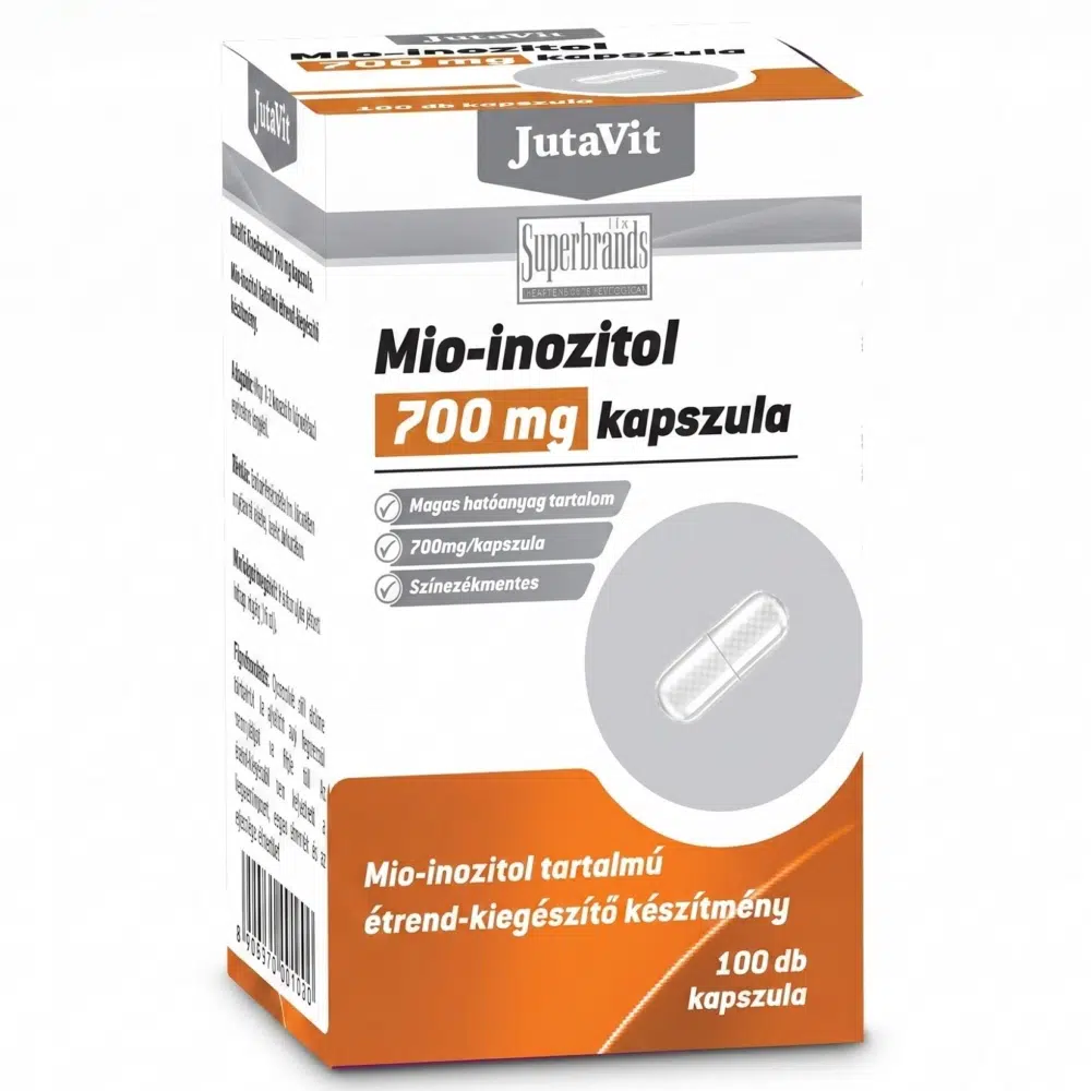 JutaVit Mio-Inozitol 700 mg kapszula 100 db