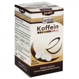 JutaVit Koffein 100 mg 70 db csomagolása
