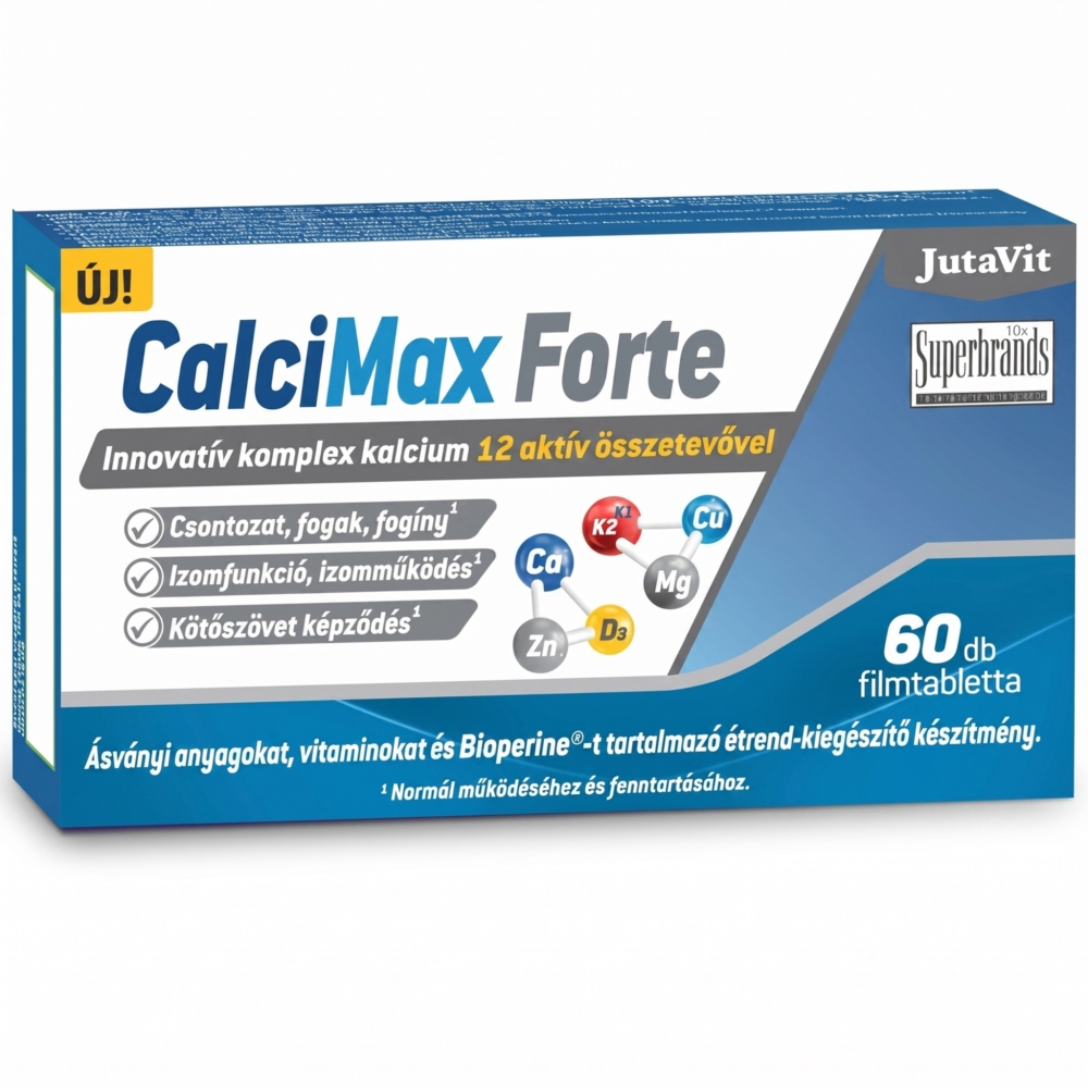 JutaVit Calci Max Forte 60 db csomagolása